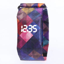 Load image into Gallery viewer, Creative Trend Paper Watch LED Digital Men Women Waterproof Strap Newspaper Student Sport Digital Watch Relogio Masculino Saat