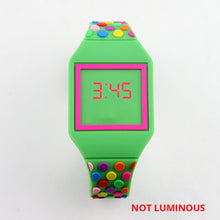 Load image into Gallery viewer, NEW Luminous Princess Elsa Children Watches Kids Spiderman Avengers Cartoon Pattern LED Girls Watch Reloj Infantil Wristwatches