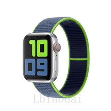 Load image into Gallery viewer, Nylon Strap For Apple Watch band 40mm 44mm iWatch band 38mm 42mm series Sport loop Bracelet Apple watch 5 4 3 2 38 40 42 44 mm