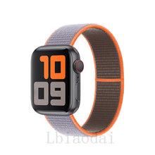 Load image into Gallery viewer, Nylon Strap For Apple Watch band 40mm 44mm iWatch band 38mm 42mm series Sport loop Bracelet Apple watch 5 4 3 2 38 40 42 44 mm