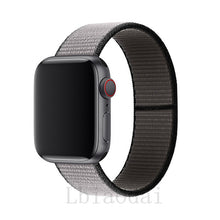 Load image into Gallery viewer, Nylon Strap For Apple Watch band 40mm 44mm iWatch band 38mm 42mm series Sport loop Bracelet Apple watch 5 4 3 2 38 40 42 44 mm