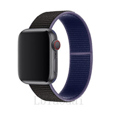 Load image into Gallery viewer, Nylon Strap For Apple Watch band 40mm 44mm iWatch band 38mm 42mm series Sport loop Bracelet Apple watch 5 4 3 2 38 40 42 44 mm
