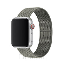 Load image into Gallery viewer, Nylon Strap For Apple Watch band 40mm 44mm iWatch band 38mm 42mm series Sport loop Bracelet Apple watch 5 4 3 2 38 40 42 44 mm
