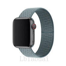 Load image into Gallery viewer, Nylon Strap For Apple Watch band 40mm 44mm iWatch band 38mm 42mm series Sport loop Bracelet Apple watch 5 4 3 2 38 40 42 44 mm