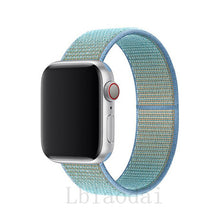Load image into Gallery viewer, Nylon Strap For Apple Watch band 40mm 44mm iWatch band 38mm 42mm series Sport loop Bracelet Apple watch 5 4 3 2 38 40 42 44 mm