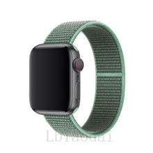 Load image into Gallery viewer, Nylon Strap For Apple Watch band 40mm 44mm iWatch band 38mm 42mm series Sport loop Bracelet Apple watch 5 4 3 2 38 40 42 44 mm