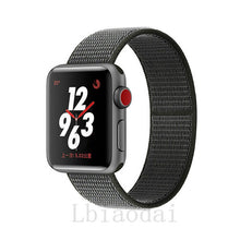 Load image into Gallery viewer, Nylon Strap For Apple Watch band 40mm 44mm iWatch band 38mm 42mm series Sport loop Bracelet Apple watch 5 4 3 2 38 40 42 44 mm
