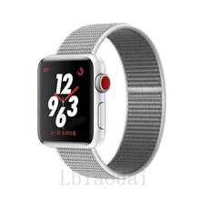 Load image into Gallery viewer, Nylon Strap For Apple Watch band 40mm 44mm iWatch band 38mm 42mm series Sport loop Bracelet Apple watch 5 4 3 2 38 40 42 44 mm