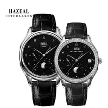 Load image into Gallery viewer, HAZEAL Couple Watch For Lover Original Design женские часы Men Quartz Watch Switzerland Luxury Womens Wristwatch Sapphire