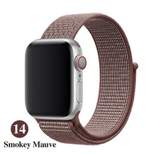 Load image into Gallery viewer, Band For Apple Watch Series 5 4 3 2 1 38MM 42MM watchband Breathable Nylon Strap Sport Loop for iwatch Bracelet 40MM 44MM