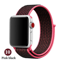 Load image into Gallery viewer, Band For Apple Watch Series 5 4 3 2 1 38MM 42MM watchband Breathable Nylon Strap Sport Loop for iwatch Bracelet 40MM 44MM