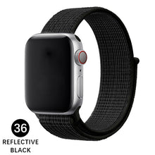 Load image into Gallery viewer, Band For Apple Watch Series 5 4 3 2 1 38MM 42MM watchband Breathable Nylon Strap Sport Loop for iwatch Bracelet 40MM 44MM