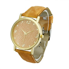 Load image into Gallery viewer, Hot 2017 New Fashion Superior Women Men Denim Cloth Strap Bracelet Wrist Watch Unisex Analog Quartz Gift Levert Dropship