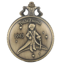 Load image into Gallery viewer, Hot Selling Classic The Little Prince Movie Planet Blue Bronze Vintage Quartz Pocket FOB Watch Popular Gifts for Boys Girls Kids
