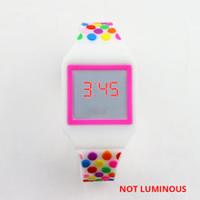 Load image into Gallery viewer, NEW Luminous Princess Elsa Children Watches Kids Spiderman Avengers Cartoon Pattern LED Girls Watch Reloj Infantil Wristwatches
