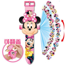 Load image into Gallery viewer, Children Watch The 3D Projection Cartoon Ultraman Spiderman Ironman Princess  Digital Watches  Kids Watches Toy
