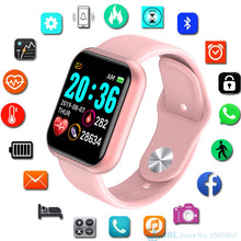 Load image into Gallery viewer, Square Digital Watch Women Sport Men Watches Electronic LED Ladies Wrist Watch For Women Men Clock Female Male Wristwatch Hours
