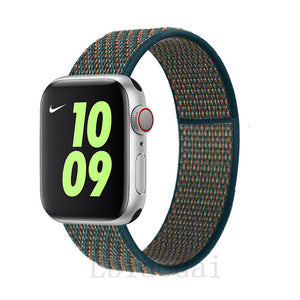Nylon Strap For Apple Watch band 40mm 44mm iWatch band 38mm 42mm series Sport loop Bracelet Apple watch 5 4 3 2 38 40 42 44 mm