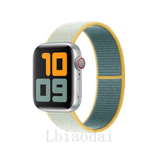 Load image into Gallery viewer, Nylon Strap For Apple Watch band 40mm 44mm iWatch band 38mm 42mm series Sport loop Bracelet Apple watch 5 4 3 2 38 40 42 44 mm
