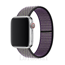 Load image into Gallery viewer, Nylon Strap For Apple Watch band 40mm 44mm iWatch band 38mm 42mm series Sport loop Bracelet Apple watch 5 4 3 2 38 40 42 44 mm

