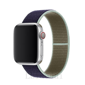 Nylon Strap For Apple Watch band 40mm 44mm iWatch band 38mm 42mm series Sport loop Bracelet Apple watch 5 4 3 2 38 40 42 44 mm