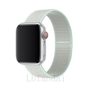 Nylon Strap For Apple Watch band 40mm 44mm iWatch band 38mm 42mm series Sport loop Bracelet Apple watch 5 4 3 2 38 40 42 44 mm