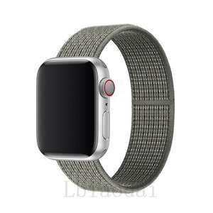 Nylon Strap For Apple Watch band 40mm 44mm iWatch band 38mm 42mm series Sport loop Bracelet Apple watch 5 4 3 2 38 40 42 44 mm