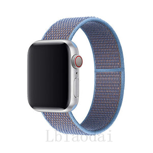 Nylon Strap For Apple Watch band 40mm 44mm iWatch band 38mm 42mm series Sport loop Bracelet Apple watch 5 4 3 2 38 40 42 44 mm