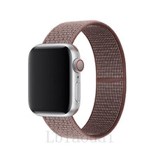 Load image into Gallery viewer, Nylon Strap For Apple Watch band 40mm 44mm iWatch band 38mm 42mm series Sport loop Bracelet Apple watch 5 4 3 2 38 40 42 44 mm
