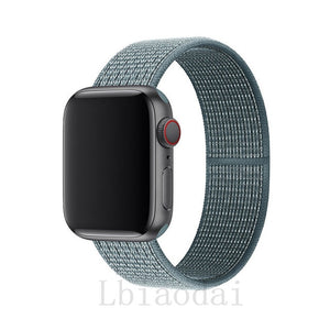 Nylon Strap For Apple Watch band 40mm 44mm iWatch band 38mm 42mm series Sport loop Bracelet Apple watch 5 4 3 2 38 40 42 44 mm