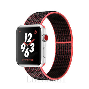 Nylon Strap For Apple Watch band 40mm 44mm iWatch band 38mm 42mm series Sport loop Bracelet Apple watch 5 4 3 2 38 40 42 44 mm