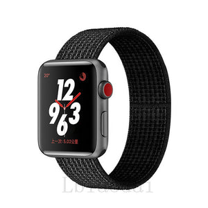 Nylon Strap For Apple Watch band 40mm 44mm iWatch band 38mm 42mm series Sport loop Bracelet Apple watch 5 4 3 2 38 40 42 44 mm