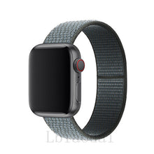 Load image into Gallery viewer, Nylon Strap For Apple Watch band 40mm 44mm iWatch band 38mm 42mm series Sport loop Bracelet Apple watch 5 4 3 2 38 40 42 44 mm
