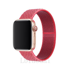 Load image into Gallery viewer, Nylon Strap For Apple Watch band 40mm 44mm iWatch band 38mm 42mm series Sport loop Bracelet Apple watch 5 4 3 2 38 40 42 44 mm
