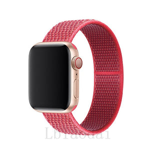 Nylon Strap For Apple Watch band 40mm 44mm iWatch band 38mm 42mm series Sport loop Bracelet Apple watch 5 4 3 2 38 40 42 44 mm