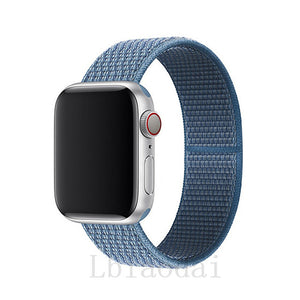 Nylon Strap For Apple Watch band 40mm 44mm iWatch band 38mm 42mm series Sport loop Bracelet Apple watch 5 4 3 2 38 40 42 44 mm