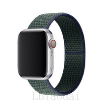 Load image into Gallery viewer, Nylon Strap For Apple Watch band 40mm 44mm iWatch band 38mm 42mm series Sport loop Bracelet Apple watch 5 4 3 2 38 40 42 44 mm
