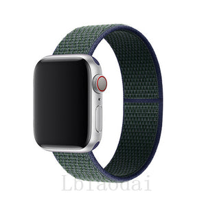 Nylon Strap For Apple Watch band 40mm 44mm iWatch band 38mm 42mm series Sport loop Bracelet Apple watch 5 4 3 2 38 40 42 44 mm