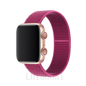 Nylon Strap For Apple Watch band 40mm 44mm iWatch band 38mm 42mm series Sport loop Bracelet Apple watch 5 4 3 2 38 40 42 44 mm