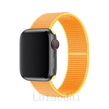 Load image into Gallery viewer, Nylon Strap For Apple Watch band 40mm 44mm iWatch band 38mm 42mm series Sport loop Bracelet Apple watch 5 4 3 2 38 40 42 44 mm
