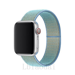 Nylon Strap For Apple Watch band 40mm 44mm iWatch band 38mm 42mm series Sport loop Bracelet Apple watch 5 4 3 2 38 40 42 44 mm