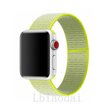 Load image into Gallery viewer, Nylon Strap For Apple Watch band 40mm 44mm iWatch band 38mm 42mm series Sport loop Bracelet Apple watch 5 4 3 2 38 40 42 44 mm
