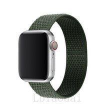 Load image into Gallery viewer, Nylon Strap For Apple Watch band 40mm 44mm iWatch band 38mm 42mm series Sport loop Bracelet Apple watch 5 4 3 2 38 40 42 44 mm
