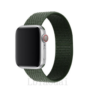 Nylon Strap For Apple Watch band 40mm 44mm iWatch band 38mm 42mm series Sport loop Bracelet Apple watch 5 4 3 2 38 40 42 44 mm