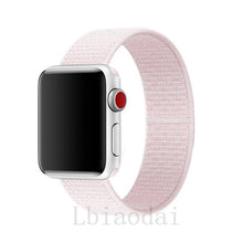 Load image into Gallery viewer, Nylon Strap For Apple Watch band 40mm 44mm iWatch band 38mm 42mm series Sport loop Bracelet Apple watch 5 4 3 2 38 40 42 44 mm
