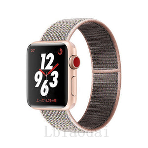 Nylon Strap For Apple Watch band 40mm 44mm iWatch band 38mm 42mm series Sport loop Bracelet Apple watch 5 4 3 2 38 40 42 44 mm
