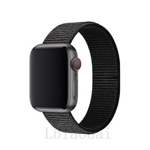 Load image into Gallery viewer, Nylon Strap For Apple Watch band 40mm 44mm iWatch band 38mm 42mm series Sport loop Bracelet Apple watch 5 4 3 2 38 40 42 44 mm
