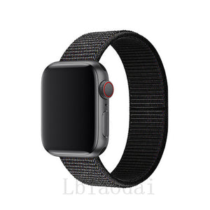 Nylon Strap For Apple Watch band 40mm 44mm iWatch band 38mm 42mm series Sport loop Bracelet Apple watch 5 4 3 2 38 40 42 44 mm