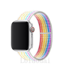 Load image into Gallery viewer, Nylon Strap For Apple Watch band 40mm 44mm iWatch band 38mm 42mm series Sport loop Bracelet Apple watch 5 4 3 2 38 40 42 44 mm
