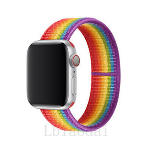 Nylon Strap For Apple Watch band 40mm 44mm iWatch band 38mm 42mm series Sport loop Bracelet Apple watch 5 4 3 2 38 40 42 44 mm